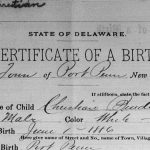 Delaware Birth Records, 1861-1922