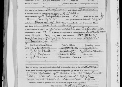 Alabama Census of Confederate Veterans, 1907, 1921, 1927